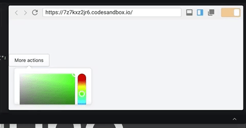 Disappearing Popover