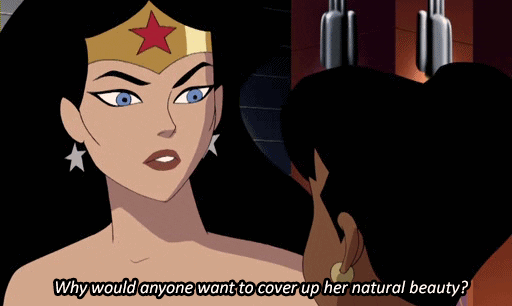 Be Yourself Wonder Woman GIF
