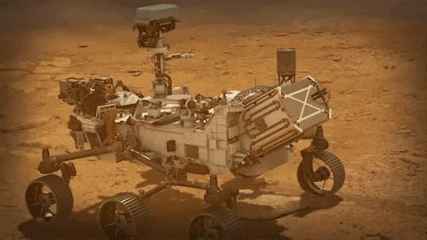 Lab roaming Mars by NASA
