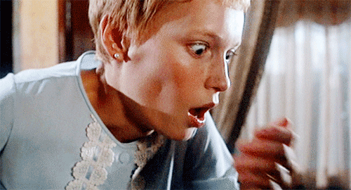 Image result for rosemary's baby gif