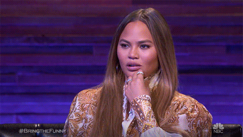 Chrissy Teigen Reaction GIF by NBC - Find & Share on GIPHY