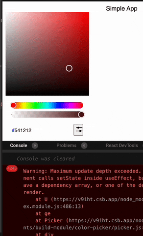 ColorPicker gets stuck while changing the color. · Issue #36337 ...