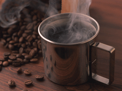 Coffee steam