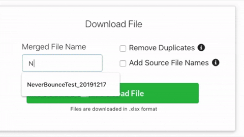 Remove Duplicates from Merged File