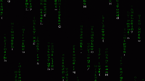 Image result for the matrix numbers gif