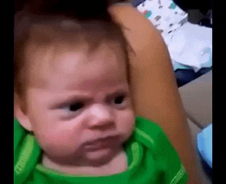 He is not amused in funny gifs