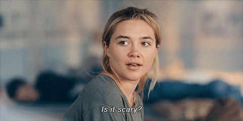 Scared Is It Scary GIF by A24 - Find & Share on GIPHY