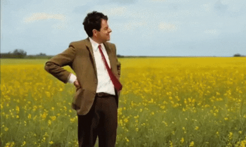 Social media best practice: Gif of Mr Bean looking at his watch and waiting.