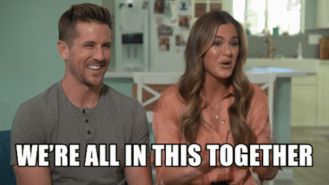 jojo fletcher team gif by cnbc prime - find & share on giphy