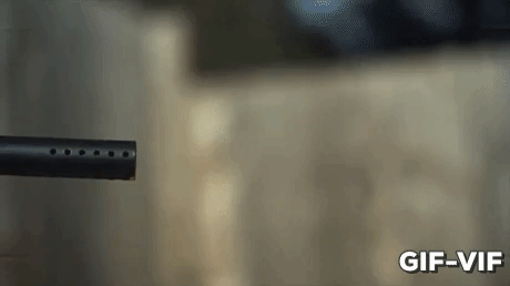 Paintball Collision in funny gifs