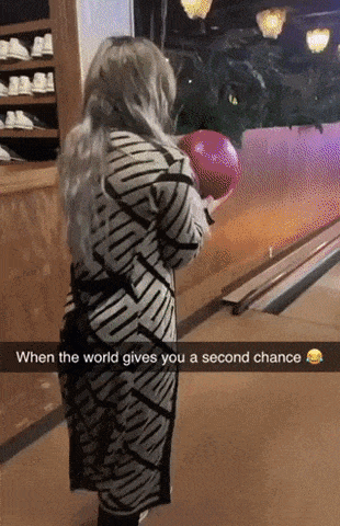 When the world gives you second chance in funny gifs