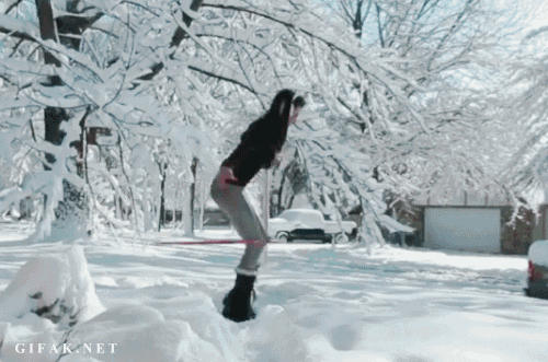 Snow Hooping Gif Find Share On Giphy