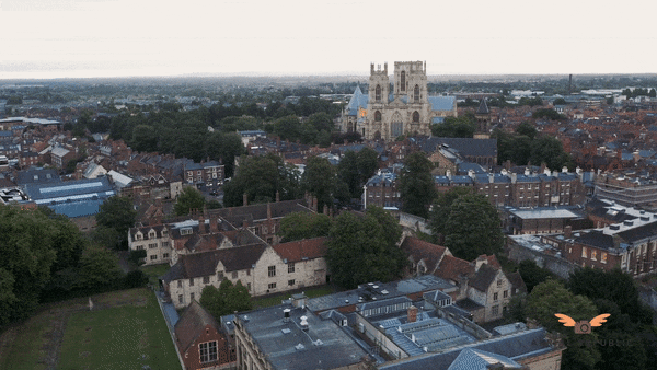 This never-seen-before drone video gives jaw-dropping views over York