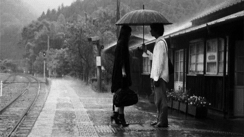 love man couple woman umbrella