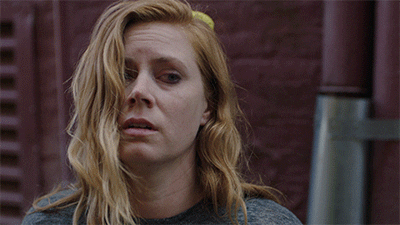 Frustrated, disappointed Amy Adams Sharp Objects gif