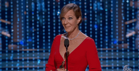 Happy Allison Janney GIF by The Academy Awards