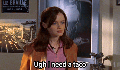 gilmore girls hungry dinner tacos taco