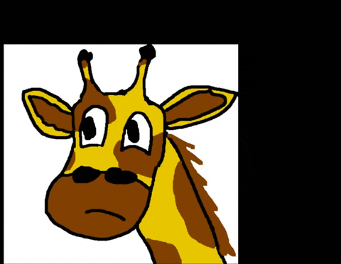 Ears Giraffes GIF