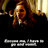harry potter emma watson hermione granger vomit hermione