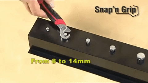 Snap N Grip™ - Red Steel Multipurpose Wrench (Set of 2 ) – Fleekery®