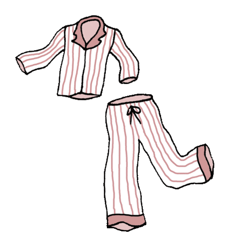 Pajamas Pjs Sticker by Pretty Whiskey / Alex Sautter for iOS & Android ...