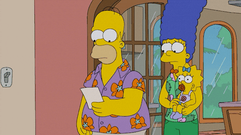 Homer Simpson scared about prices