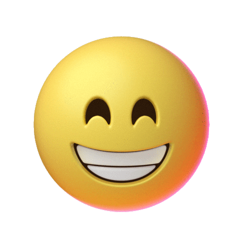 Happy Face Sticker by Emoji