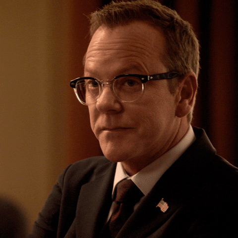 Kiefer Sutherland President GIF by NETFLIX - Find & Share on GIPHY