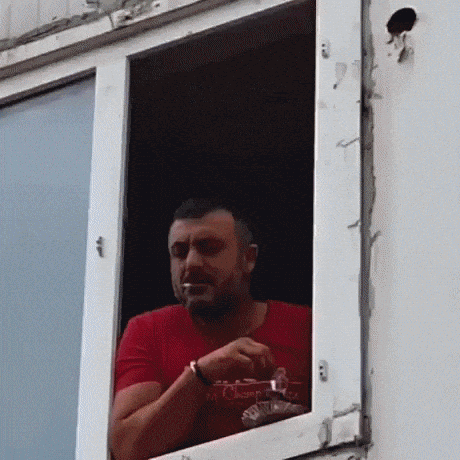 Caught smoking in funny gifs