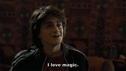 Harry Potter (Daniel Radcliffe): I love magic