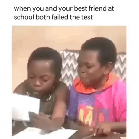 When you and your friend both fail in funny gifs