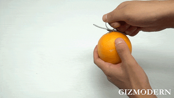 S-shine 4Pack Orange Citrus Peeler Lemon Citrus Peel Cutter Pomelo  Grapefruit Knife Zester Grater,Stainless Steel Fruit Cutter Opener Remover  Peeling