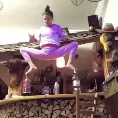Almost perfect balance in fail gifs