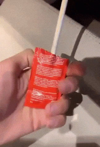 The ketchup prank in funny gifs