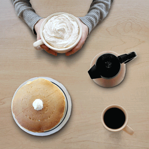 Coffee Pancakes GIF Find & Share on GIPHY