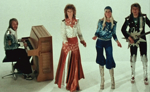 Image result for ABBA gifs waterloo