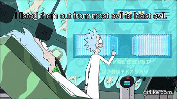 Close rick counters of the rick kind