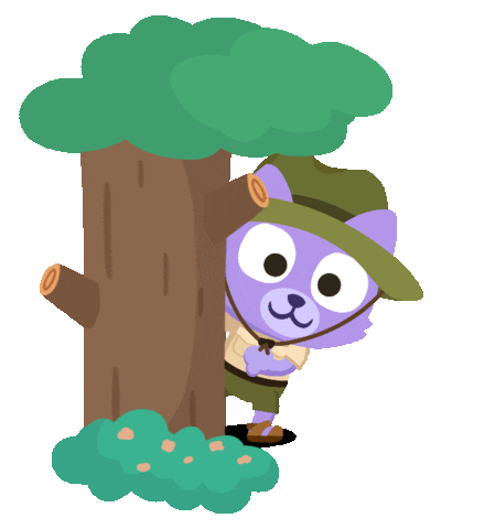 Chuckling hide and seek sticker by studycat for ios android giphy