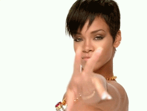 Rihanna Wink GIF by AnimatedText - Find & Share on GIPHY