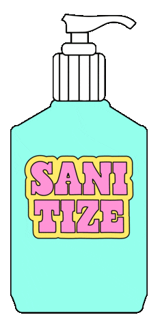 Sanitize Sticker by Jess Stempel for iOS & Android | GIPHY