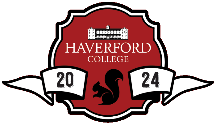 Badge Class Of 2024 Sticker by Haverford College for iOS & Android | GIPHY