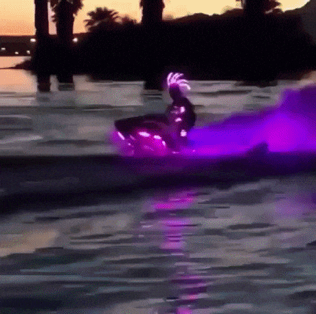 Jet ski and LED light is amazing combo in wow gifs