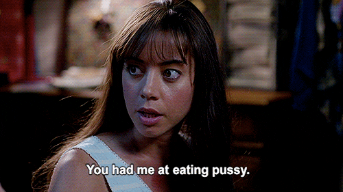 Aubrey Plaza Eat Pussy Find And Share On Giphy