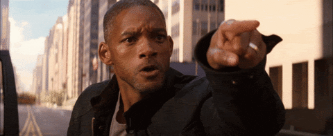 no will smith pointing i am legend