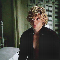 (M) Evan Peters -  All monsters are human.  Giphy
