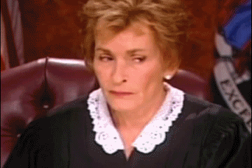 Image result for judge judy facepalm gif