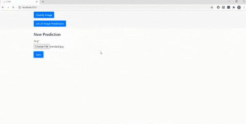ShellHacks 2020 NN Demo gif