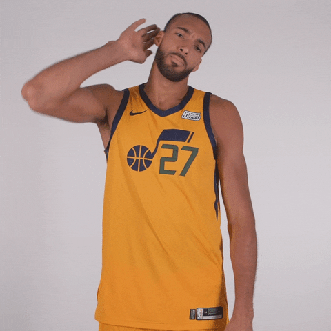 Get Louder Rudy Gobert GIF by Utah Jazz - Find & Share on GIPHY