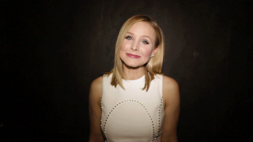 Excited Kristen Bell GIF by AMAs - Find & Share on GIPHY
