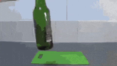 Bottle opening trick